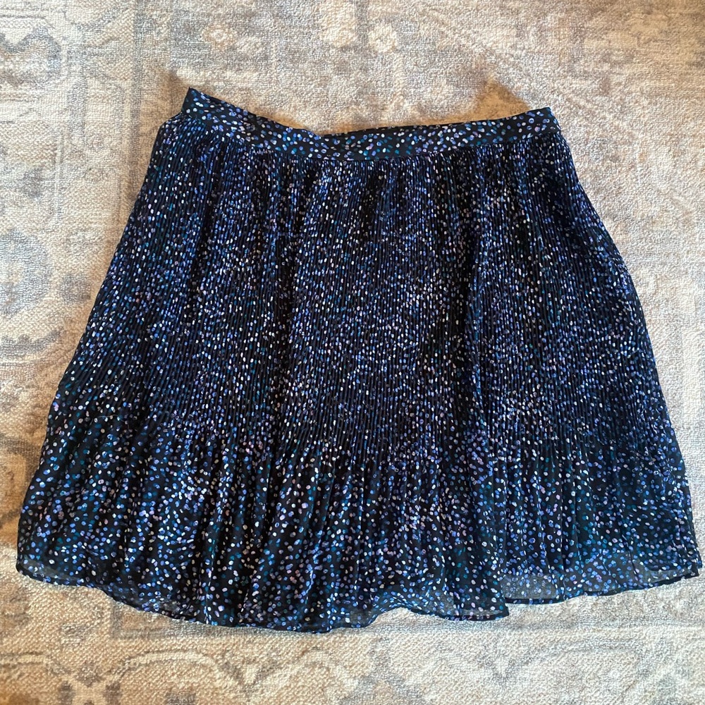 Banana republic pleated mini skirt